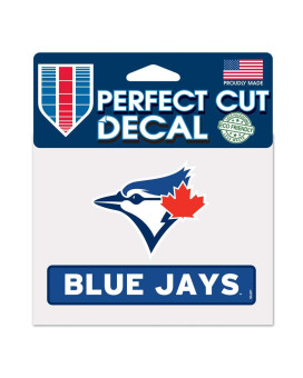 Wincraft Mlb Toronto Blue Jays Wcr18143014 Perfect Cut Color Decal 4.5 X 5.75