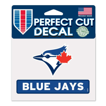 Wincraft Mlb Toronto Blue Jays Wcr18143014 Perfect Cut Color Decal 4.5 X 5.75