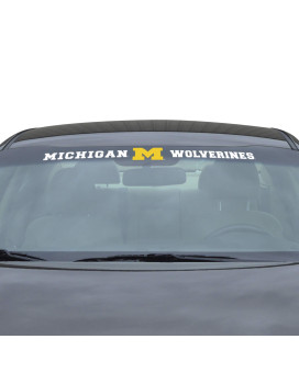 Fanmats University Of Michigan Sun Stripe Windshield Decal 325 In X 34 In, One Color