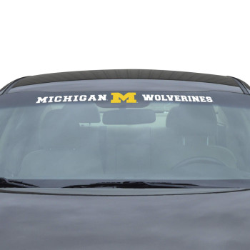 Fanmats University Of Michigan Sun Stripe Windshield Decal 325 In X 34 In, One Color