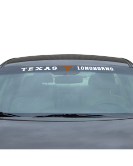 Fanmats Ncaa Texas Longhorns Windshield Decal, One Size, One Color, 325 X 34 (61531)