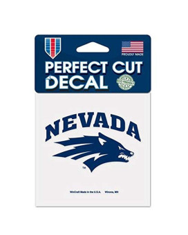 Wincraft Ncaa University Of Nevada- Reno Perfect Cut Color Decal, 4 X 4