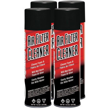 Maxima 79920-4Pk Air Filter Aerosol Cleaner, 62 Fl Oz, 4 Pack