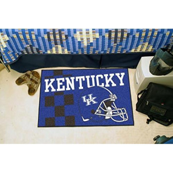 Fanmats 18752 Kentucky Uniform Inspired Starter Rug, 19 X 30