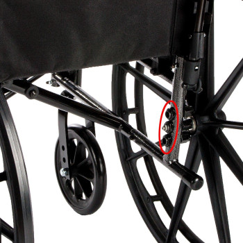 Drive Medical CX418ADFA-ELR Cruiser X4 Wheelchair, Black