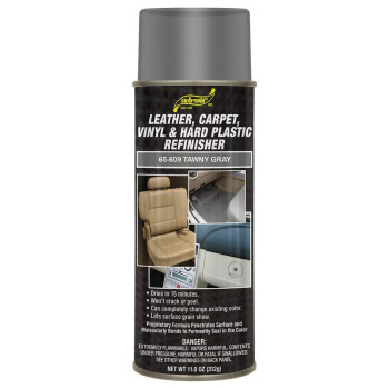 Sm Arnold Refinishing Spray Paint - Tawny Gray 11 Oz - For Leather, Carpet, Vinyl, Metal, Plastic, Polycarbonate, Polypropylene, Acrylic, Lexan, Fiberglass Pro Grade Aerosol Refinisher