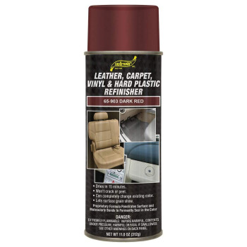 S M Arnold Leather, Carpet, Vinyl & Hard Plastic Refinisher - Dark Red 65-903], 11 Fl Oz