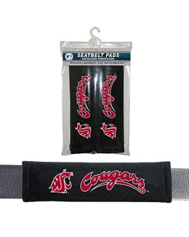 Fremont Die Ncaa Washington State Cougars Velour Seat Belt Pads One Size Multi