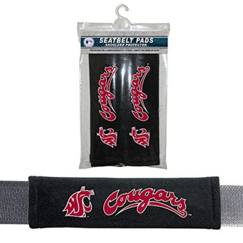 Fremont Die Ncaa Washington State Cougars Velour Seat Belt Pads One Size Multi