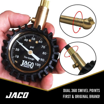 JACO ElitePro Tire Pressure Gauge - 100 PSI