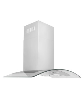 ZLINE 36" Convertible Vent Wall Mount Range Hood in Stainless Steel & Glass (KN4-36)