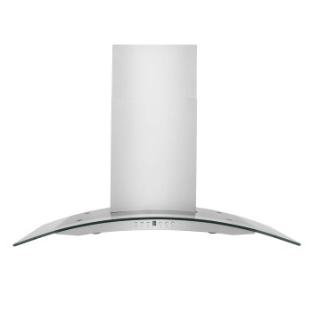 ZLINE 36" Convertible Vent Wall Mount Range Hood in Stainless Steel & Glass (KN4-36)