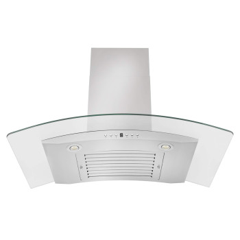 ZLINE 36" Convertible Vent Wall Mount Range Hood in Stainless Steel & Glass (KN4-36)