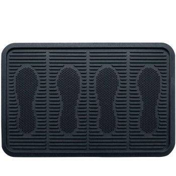 Safetycare Rubber Shoe & Boot Tray - Multi-Purpose - 24 X 16 Inches - 1 Mat