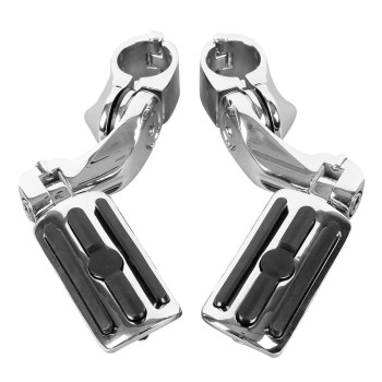 Xfmt 125 32 Mm Short Angled Adjustable Highway Foot Pegs Peg Mount For Harley Davidson