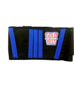 The Original Gold Belt Professional Belt Motorcycle Kidney Belt (Black/Blue) Fits 25 - 36 Waist