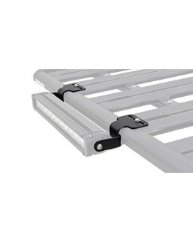 Rhino Rack Led Light Bar Bracket For Pioneer Platform, Tray, Elevation, Black, Small