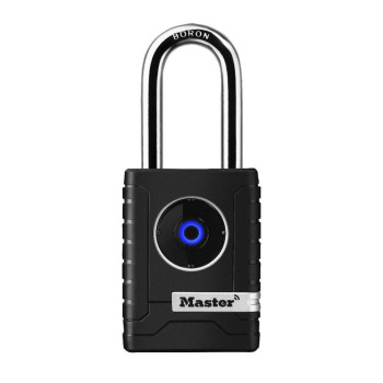 Master Lock Padlock, Outdoor Personal Use Bluetooth Lock, 2-7/32 in. Wide, 4401DLH