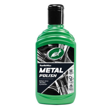 Turtle Wax 52810 All Metal Polish Restorer Suitable For Cars & Motorbikes Chrome Exhausts 300Ml