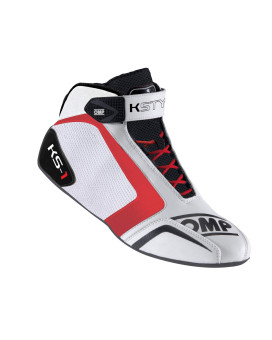 Omp - Ks-1 Shoes Whiteblackred - Size 40 (Kc0-0815-A01-120-40)