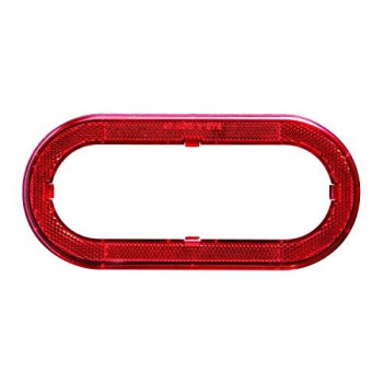 Optronics A78Rxbp Red 6 Oval Flange Cover