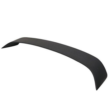 Trunk Spoiler Compatible With 2004-2009 Mazda 3, Factory Style Abs Unpainted Black Trunk Boot Lip Spoiler Wing Deck Lid By Ikon Motorsports, 2005 2006 2007 2008