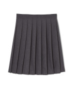 French Toast Girls Pleated Skirt, Heather Gray, 125 ,Plus Girls