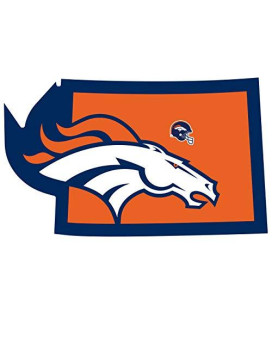 Nfl Siskiyou Sports Fan Shop Denver Broncos Home State Decal One Size Team Color