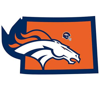 Nfl Siskiyou Sports Fan Shop Denver Broncos Home State Decal One Size Team Color