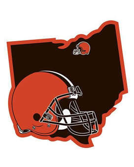 Nfl Siskiyou Sports Fan Shop Cleveland Browns Home State Decal One Size Team Color