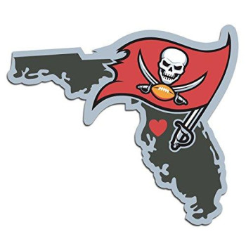 Nfl Siskiyou Sports Fan Shop Tampa Bay Buccaneers Home State Decal One Size Team Color