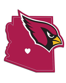 Nfl Siskiyou Sports Fan Shop Arizona Cardinals Home State Decal One Size Team Color