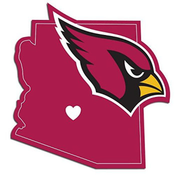 Nfl Siskiyou Sports Fan Shop Arizona Cardinals Home State Decal One Size Team Color