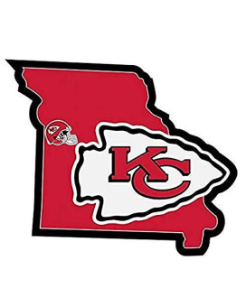 Nfl Siskiyou Sports Fan Shop Kansas City Chiefs Home State Decal One Size Team Color