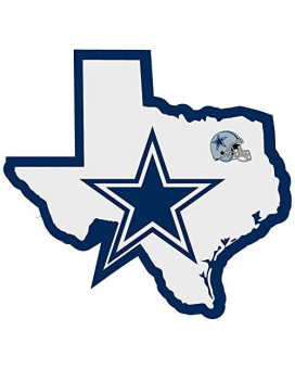 Nfl Siskiyou Sports Fan Shop Dallas Cowboys Home State Decal One Size Team Color