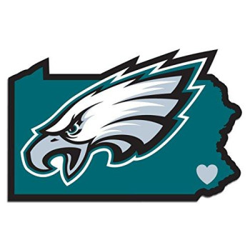 Nfl Siskiyou Sports Fan Shop Philadelphia Eagles Home State Decal One Size Team Color