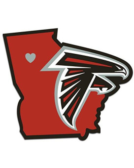 Nfl Siskiyou Sports Fan Shop Atlanta Falcons Home State Decal One Size Team Color