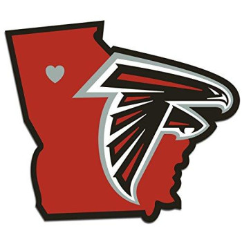 Nfl Siskiyou Sports Fan Shop Atlanta Falcons Home State Decal One Size Team Color