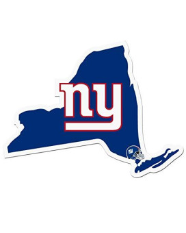 Nfl Siskiyou Sports Fan Shop New York Giants Home State Decal One Size Team Color