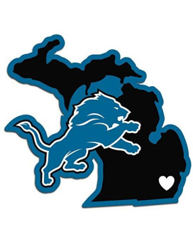 Nfl Siskiyou Sports Fan Shop Detroit Lions Home State Decal One Size Team Color