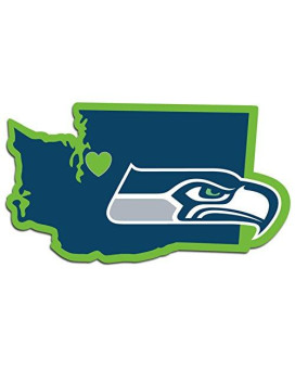 Nfl Siskiyou Sports Fan Shop Seattle Seahawks Home State Decal One Size Team Color