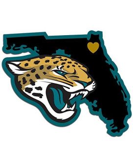 Nfl Siskiyou Sports Fan Shop Jacksonville Jaguars Home State Decal One Size Team Color