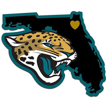 Nfl Siskiyou Sports Fan Shop Jacksonville Jaguars Home State Decal One Size Team Color