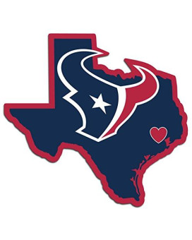 Nfl Siskiyou Sports Fan Shop Houston Texans Home State Decal One Size Team Color