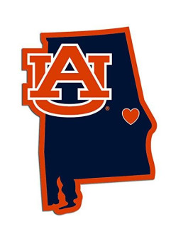 Ncaa Siskiyou Sports Fan Shop Auburn Tigers Home State Decal One Size Team Color