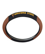 Fanmats 62117 Arizona State Sun Devils Football Grip Steering Wheel Cover 15 Diameter