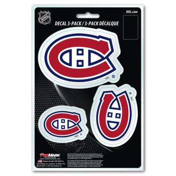 Nhl - Montreal Canadiens 3 Piece Decal Set