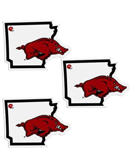 Ncaa Siskiyou Sports Fan Shop Arkansas Razorbacks Home State Decal One Size Team Color