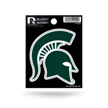 Rico Industries Ncaa Michigan State Spartans Die Cut Team Logo Short Sport Sticker