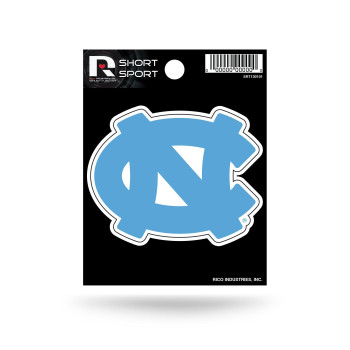 Rico Industries Ncaa North Carolina Tar Heels Die Cut Team Logo Short Sport Sticker